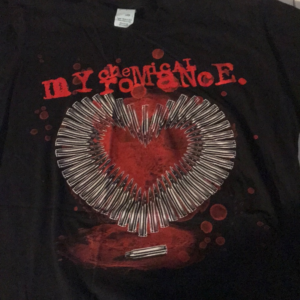 My chemical romance bullets shirt.